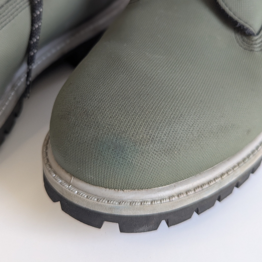 Timberland 6-Inch Helcor Leather Waterproof Boot Olive Green Men's sz 8 - Picture 5 of 12
